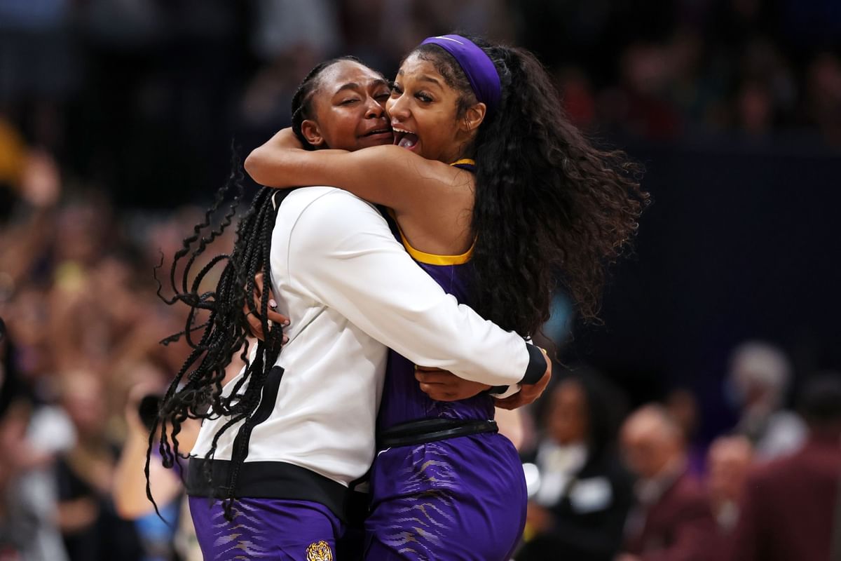 LSU star Angel Reese goes horseback riding with boyfriend Cam'Ron