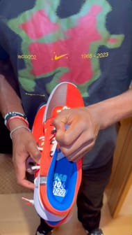 A screen capture of the World No. 10's Instagram story