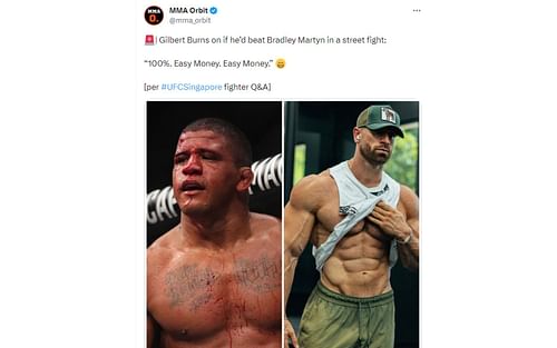 Gilbert Burns responds at Q&A