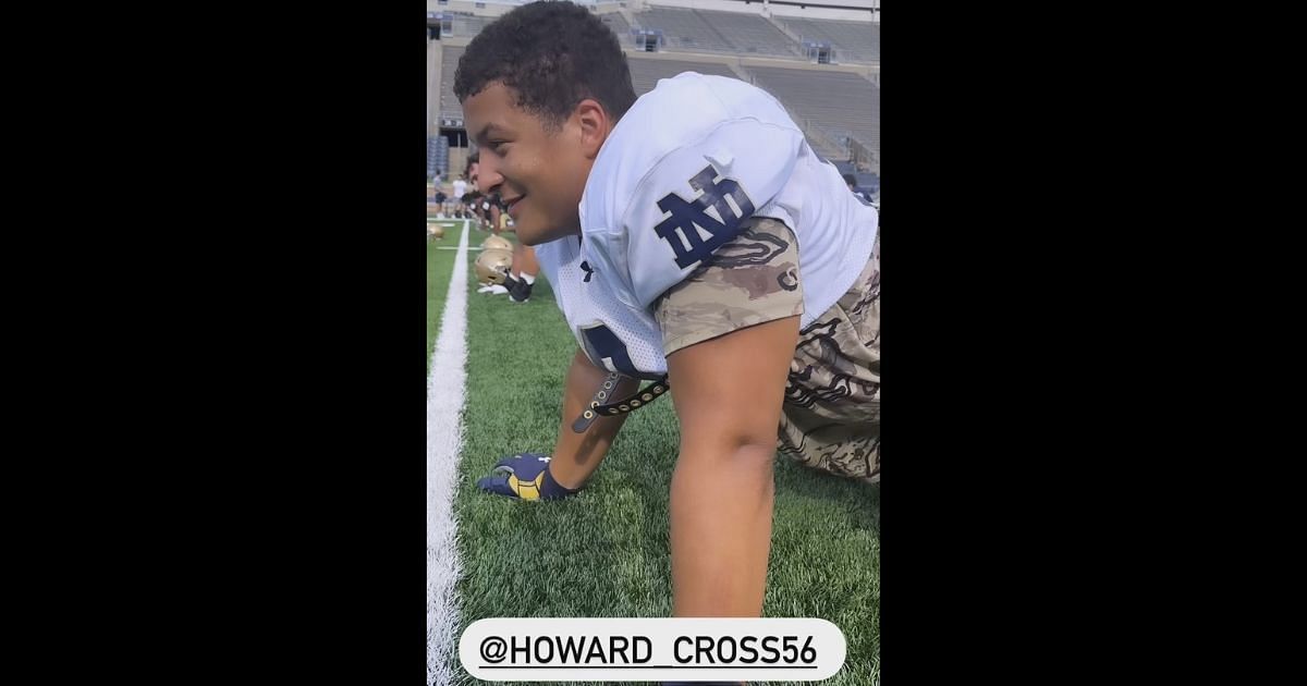 Howard Cross (Instagram/@ndfootball)