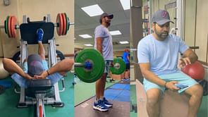 [WATCH] Rohit Sharma sweats it out in the gym ahead of Asia Cup 2023