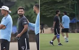 Rishabh Pant re-unites with India teammates during Asia Cup 2023 preparatory camp