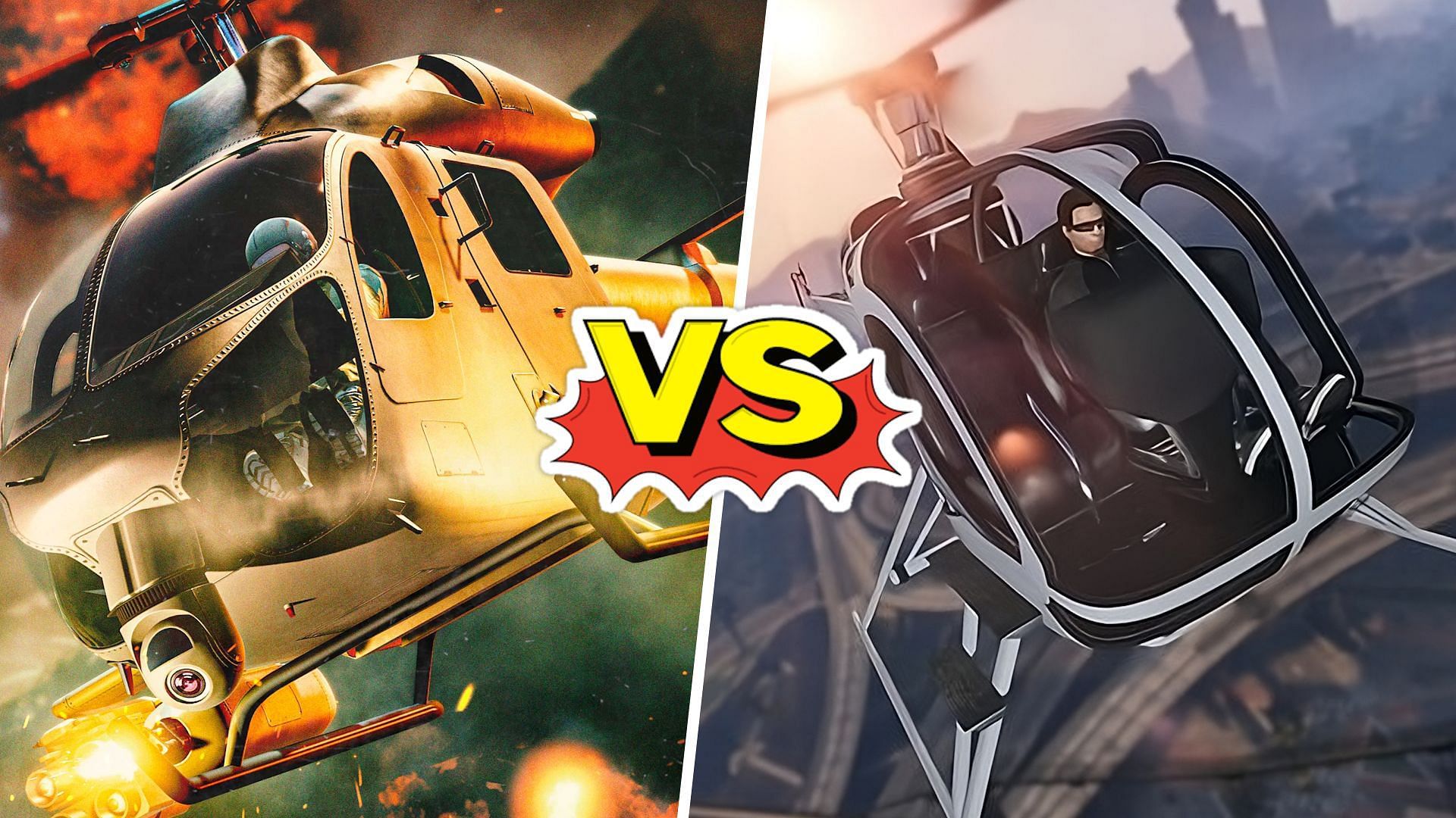 The chopper on the left is brand-new, while the one on the right is a popular yet cheap option many players use