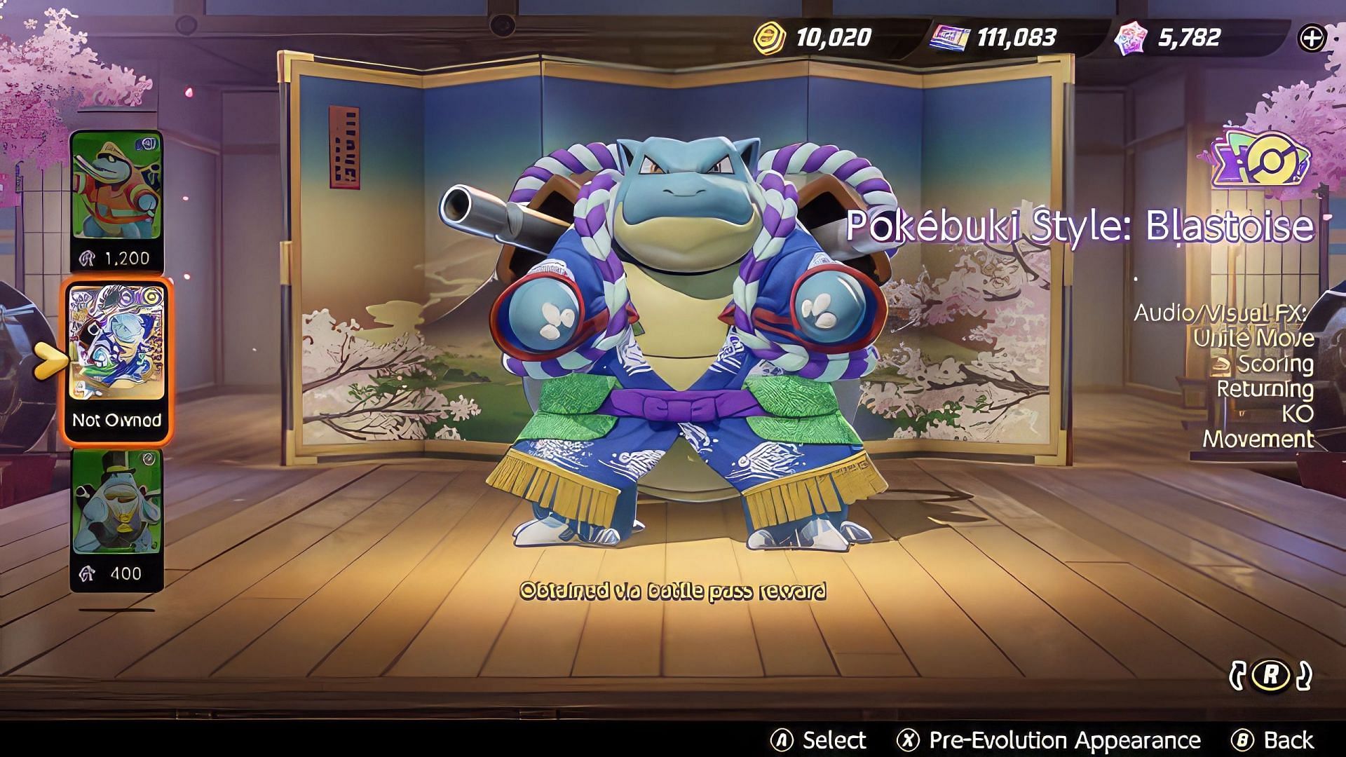 PokeBuki Style Blastoise (Image via The Pokemon Company)