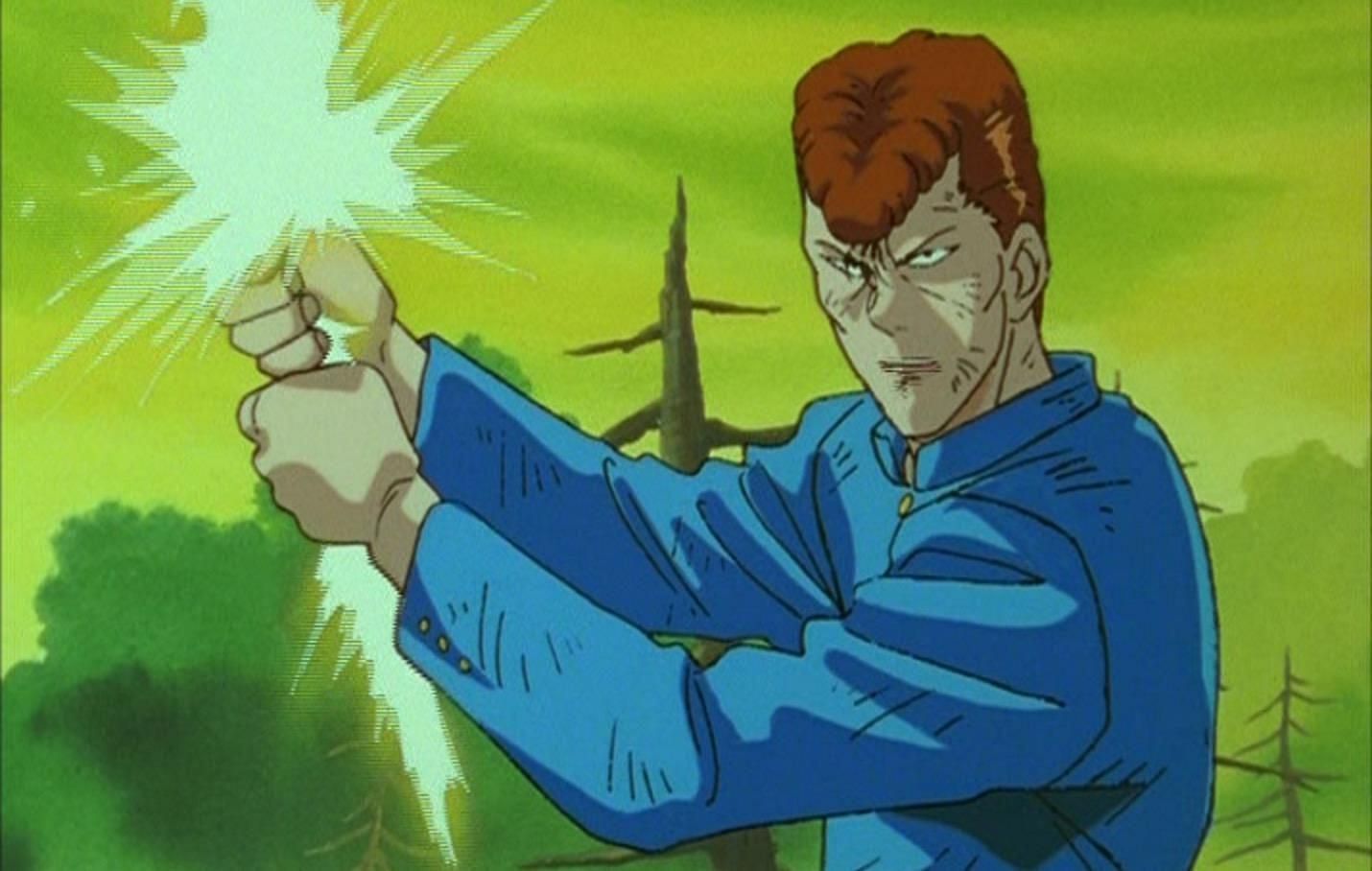 Kuwabara&#039;s power boosts through his emotions are underrated (Image via Studio Pierrot).