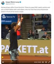 Dominic Thiem reached his 29th ATP final