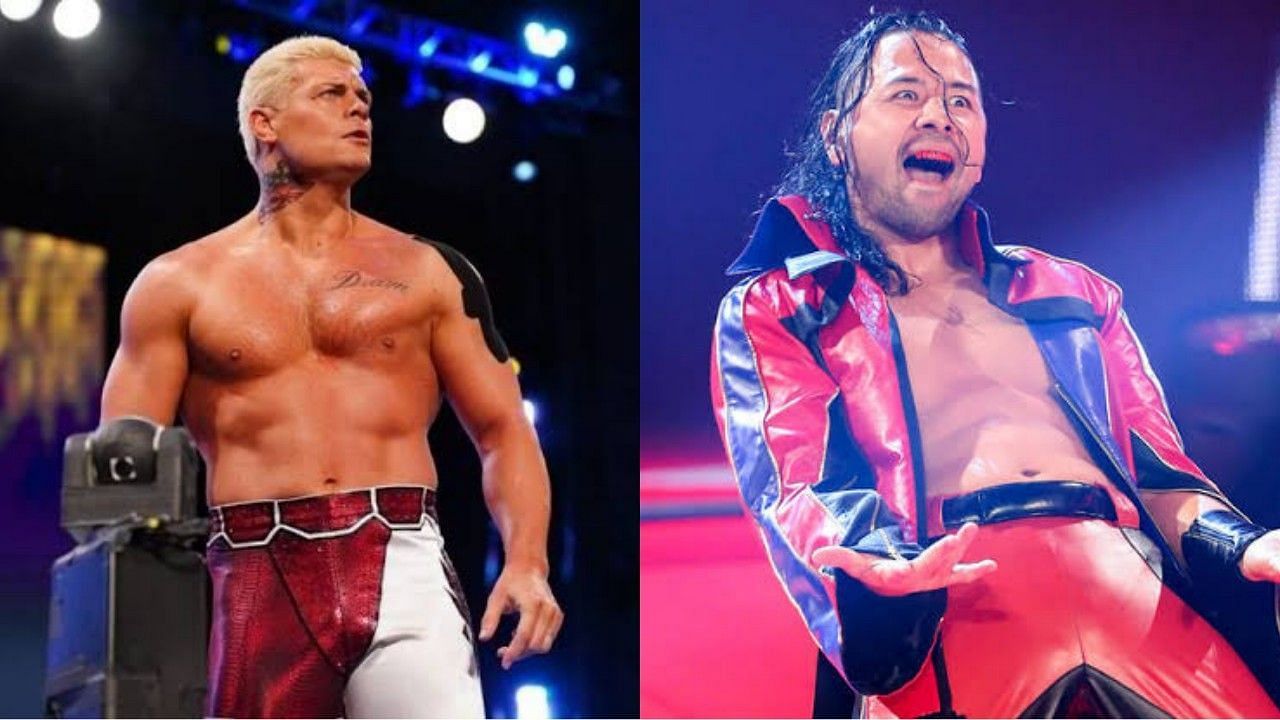 WWE सुपरस्टार्स कोडी रोड्स और शिंस्के नाकामुरा 