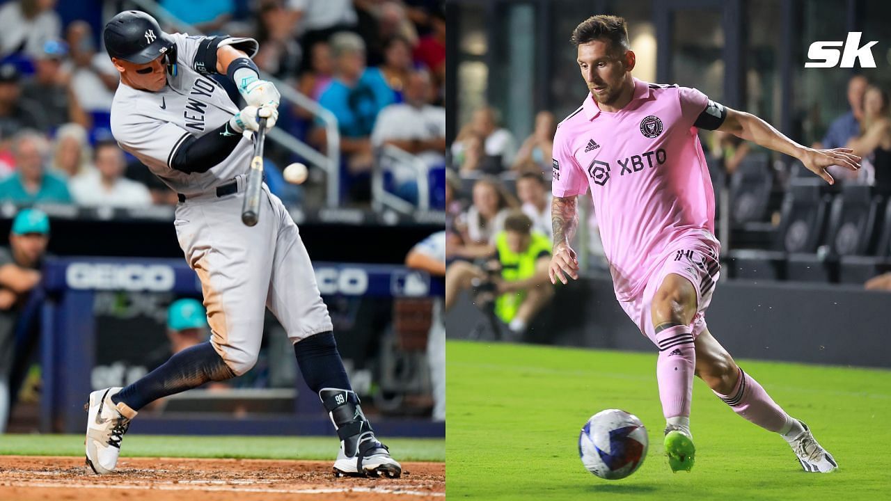 Aaron Judge and Lionel Messi were both in Miami