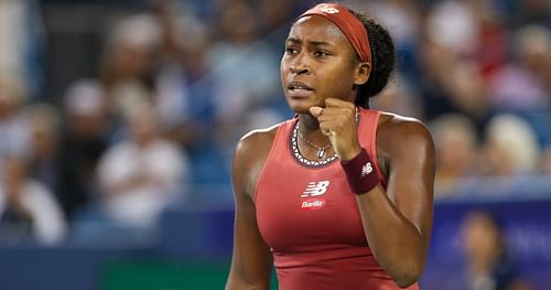 Coco Gauff pictured at Cincinnati.