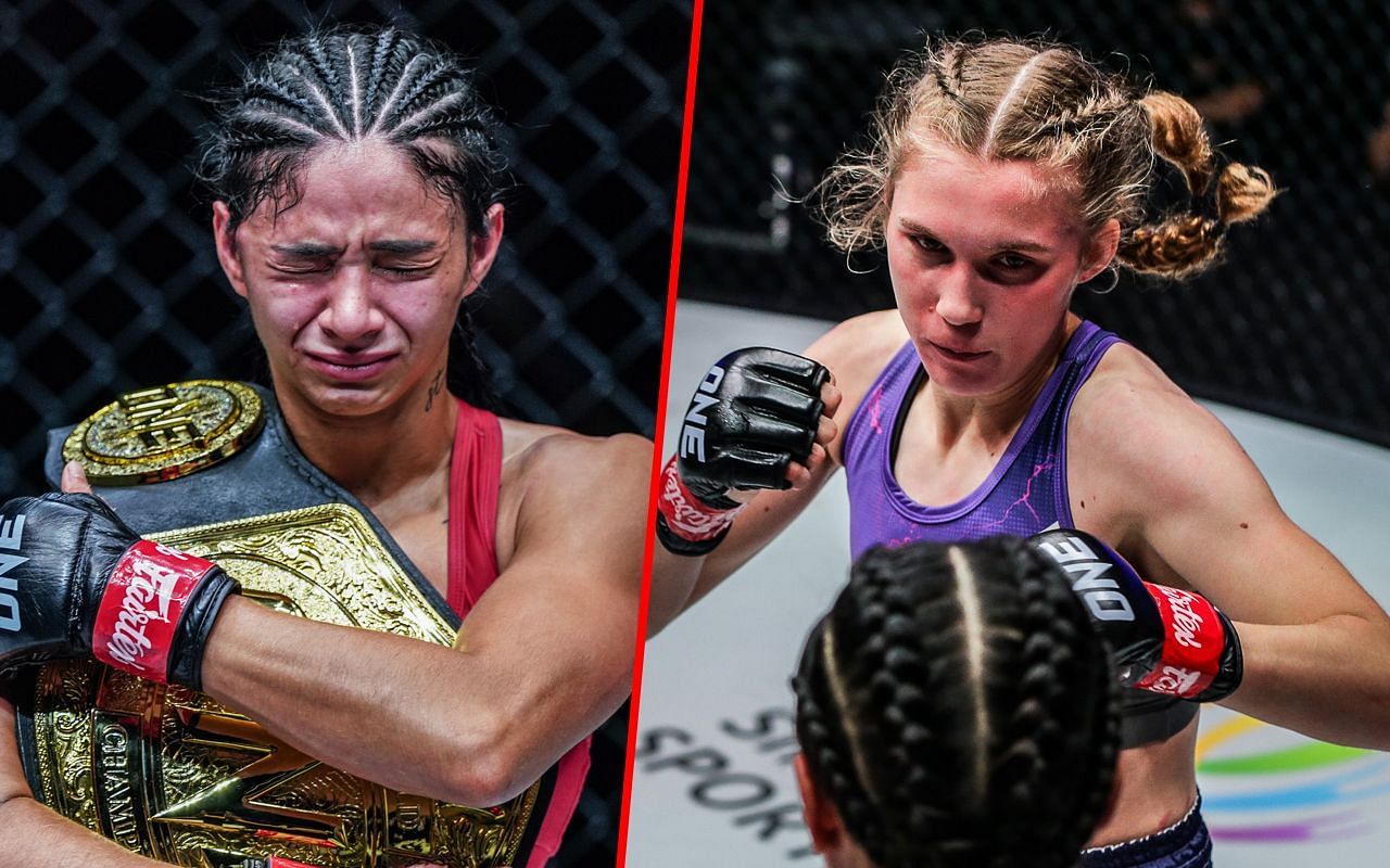 Allycia Hellen Rodrigues (Left) faces Smilla Sundell (Right) at ONE Fight Night 14