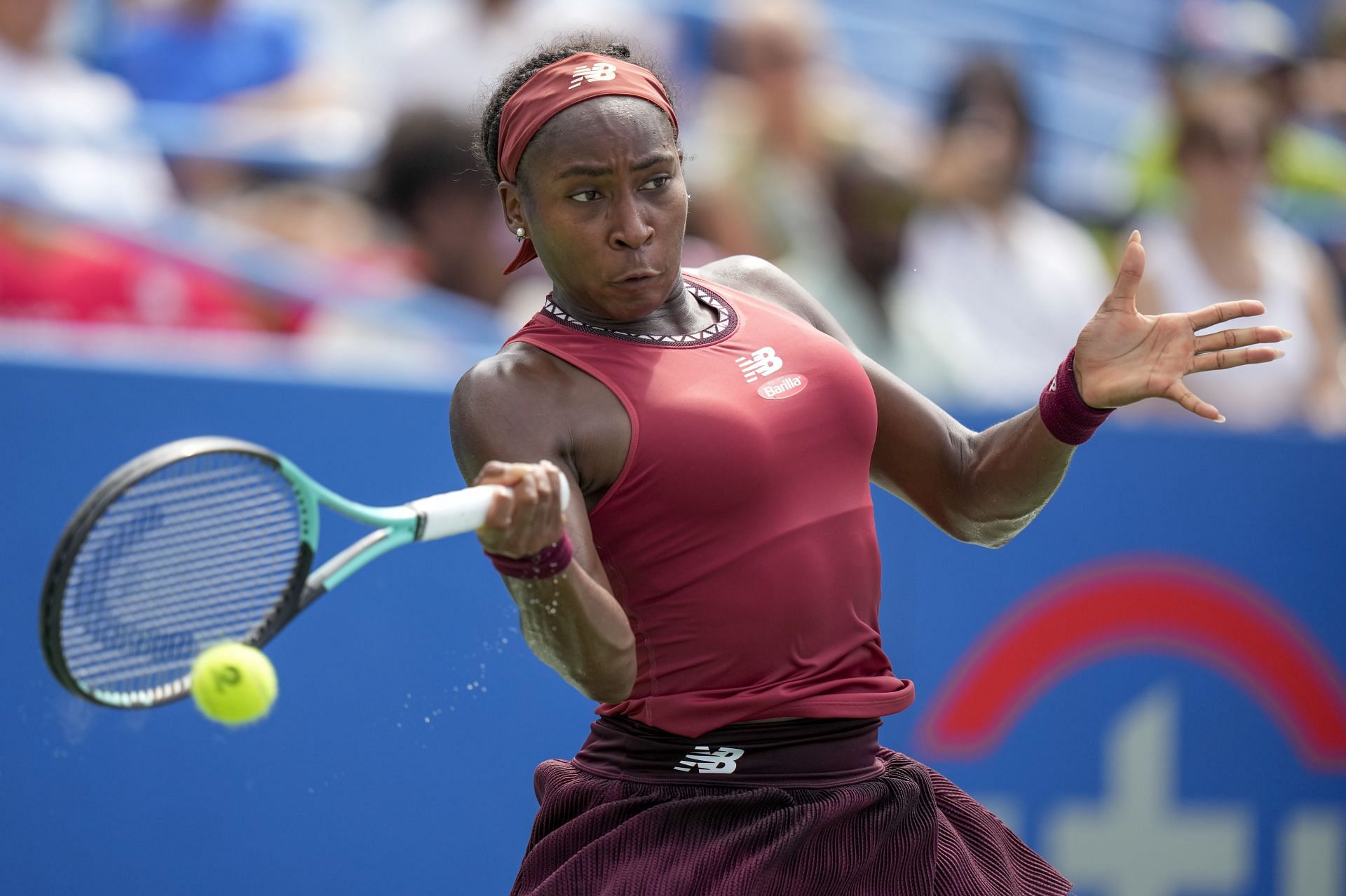 Coco Gauff during the 2023 Citi Open 