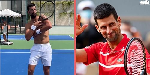 Novak Djokovic shows off his dance moves in Cincinnati