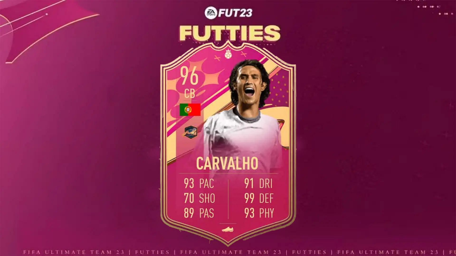 Guide to FUTTIES Hero Ricardo Carvalho (Image via EA Sports)