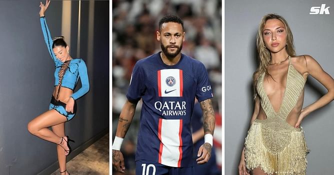 Neymar spotted with Real Madrid duo in Ibiza as superstar trio enjoy downtime with 2 bikini-clad models