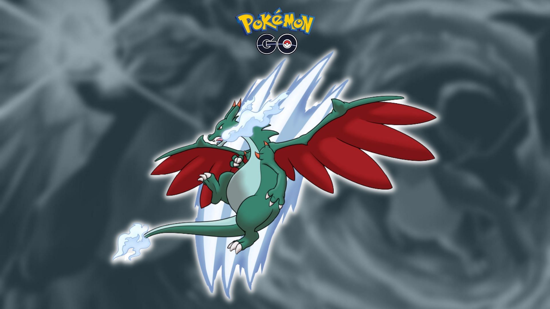 Pokemon Shiny Mega Charizard X  Charizard, Pokemon, Rare pokemon