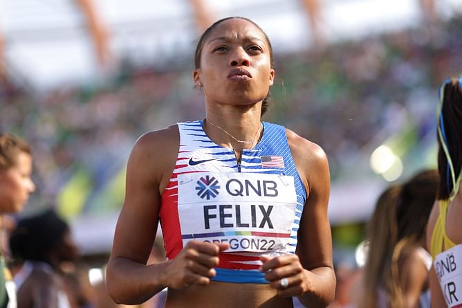 “They can’t get the stretcher up at this point I wanna disappear”- Allyson Felix recalls her brother rescuing her at 2013 Moscow World Championships