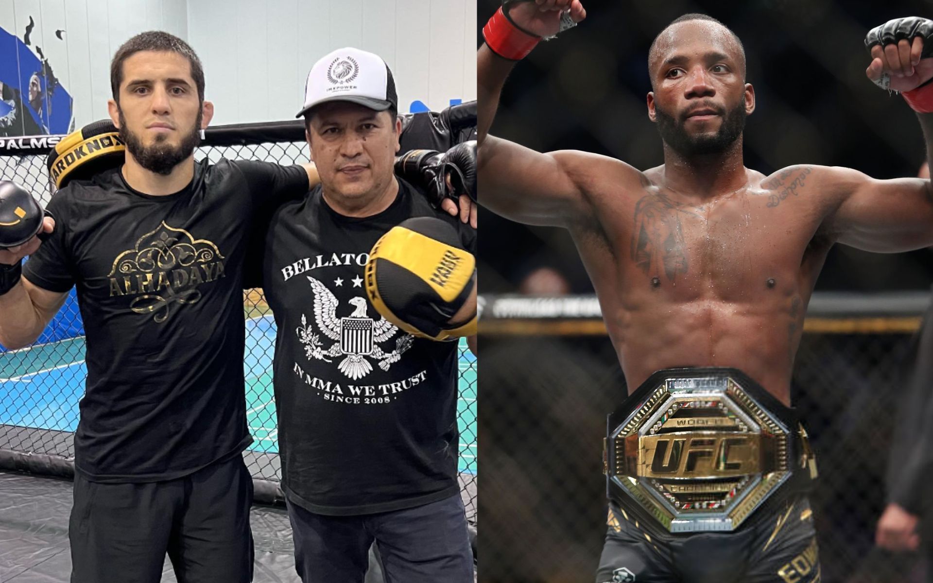 Islam Makhachev pede luta contra Leon Edwards em Abu Dhabi