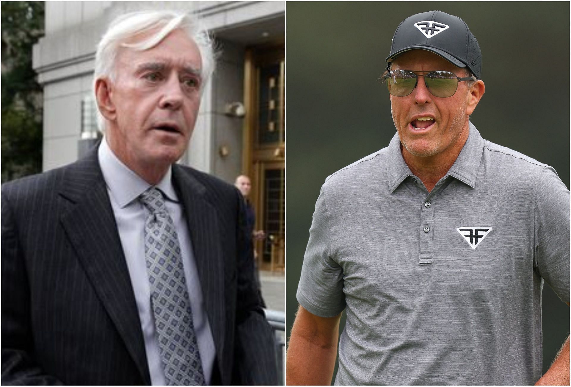 Billy Walters and Phil Mickelson (via Getty Images)