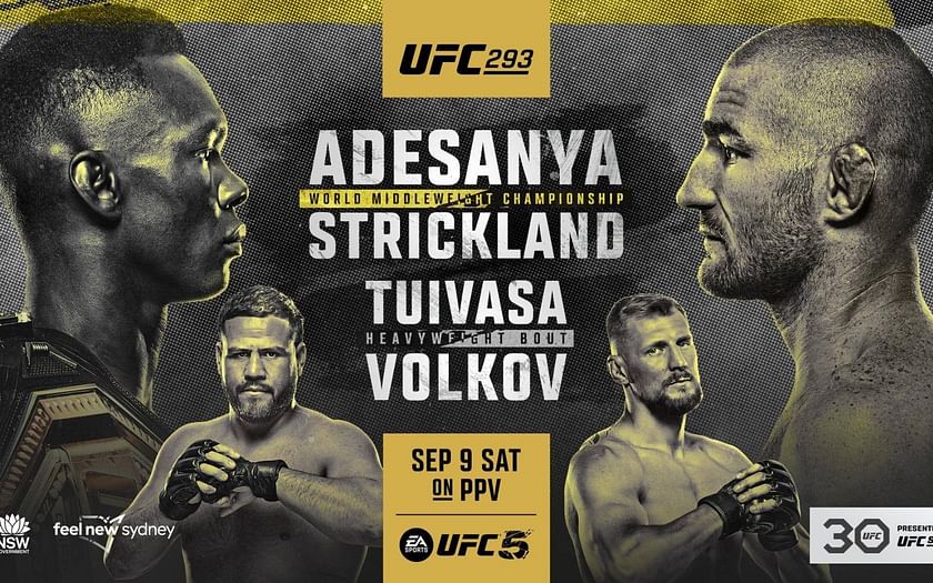 UFC 293 date When is the event, venue, how to watch, ticket prices and