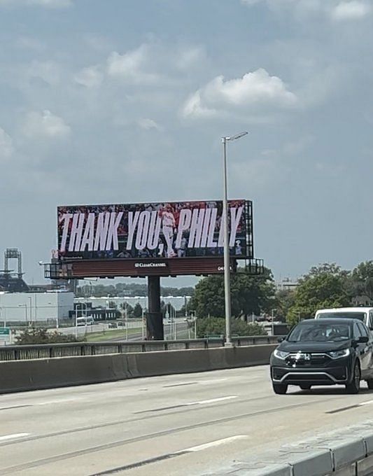Trea Turner thanks Phillies fans for support on billboards throughout  Philadelphia - The San Diego Union-Tribune