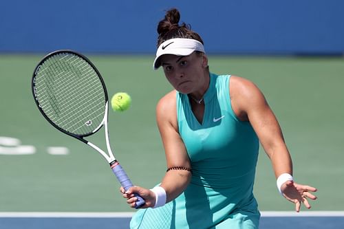 Bianca Andreescu at the 2023 Mubadala Citi DC Open