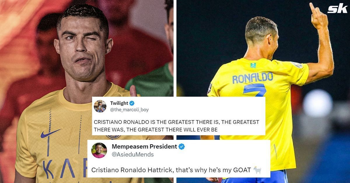 Twitter explodes as Cristiano Ronaldo scores 63rd career hat-trick to guide Al-Nassr to 5-0 win