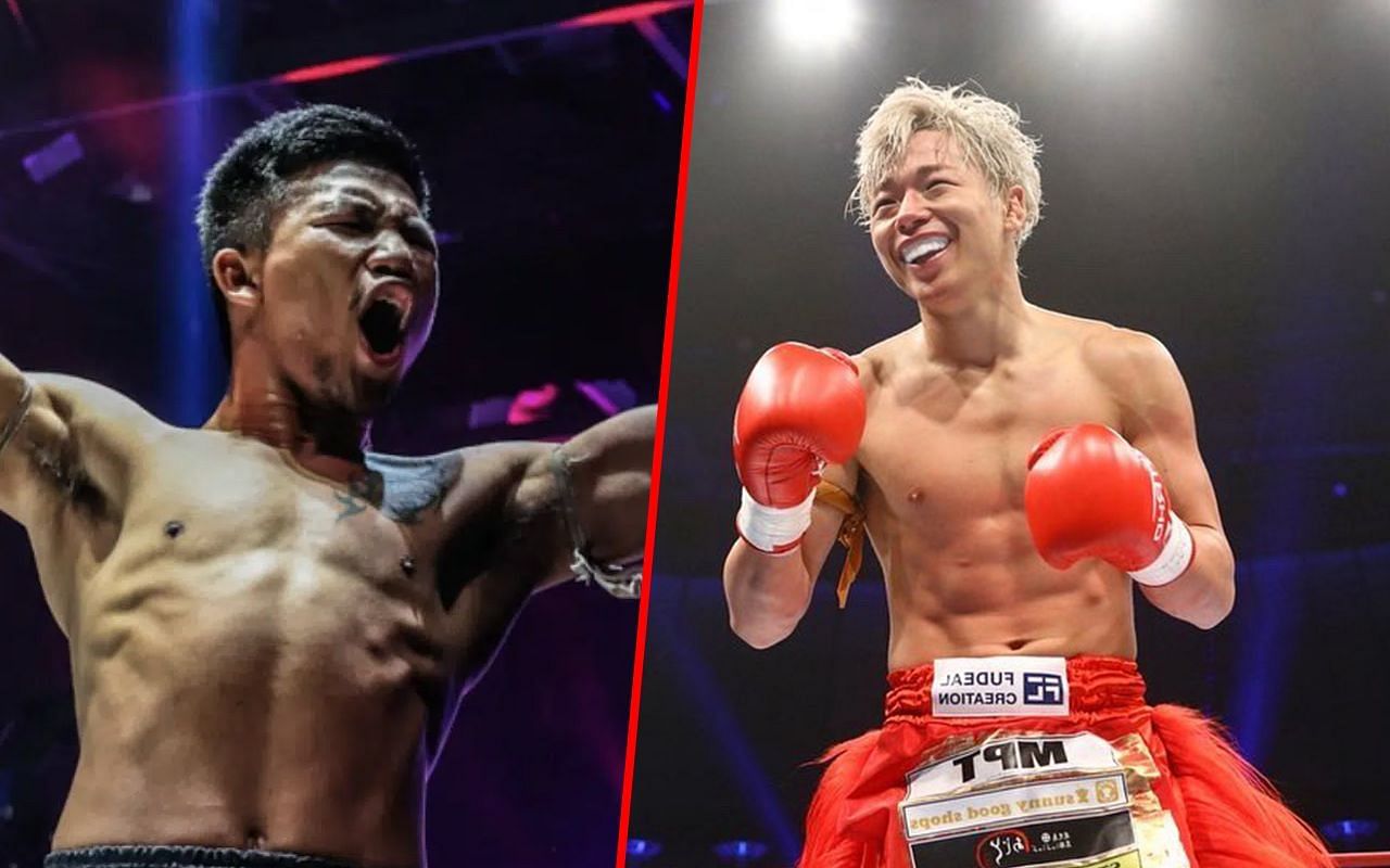 Rodtang Jitmuangnon (L) / Takeru Segawa (R) -- Photo by ONE Championship