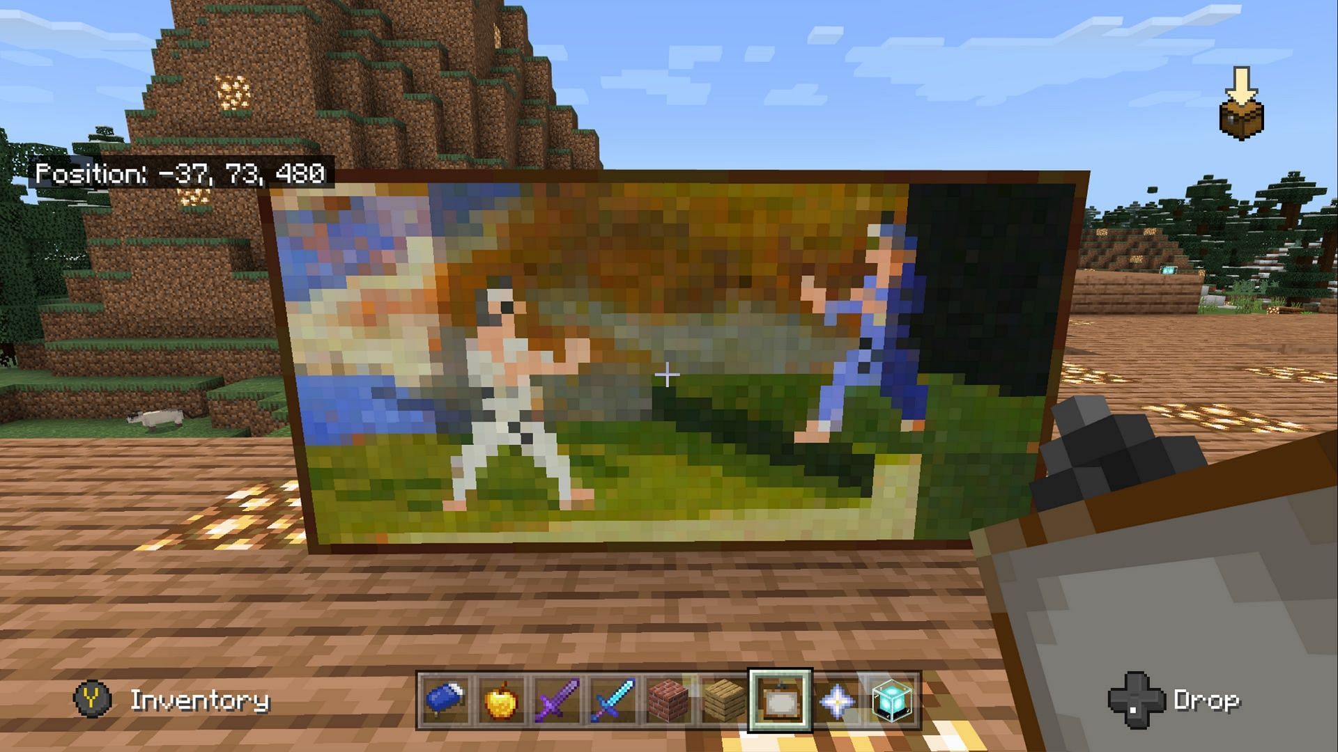 Minecraft paintings are surprisingly gorgeous.