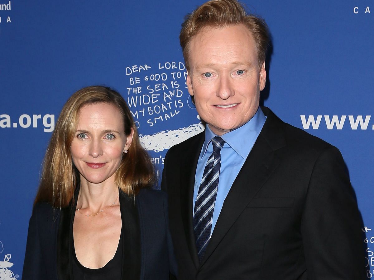 Liza Powell and Conan O&#039;Brien (Image via Getty)