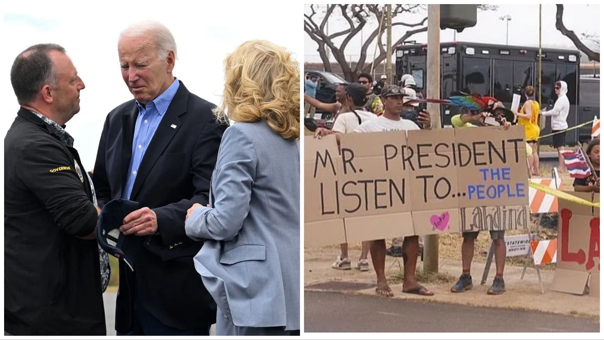 Social media users and Maui residents have been criticizing Joe Biden (Image via Associated Press)