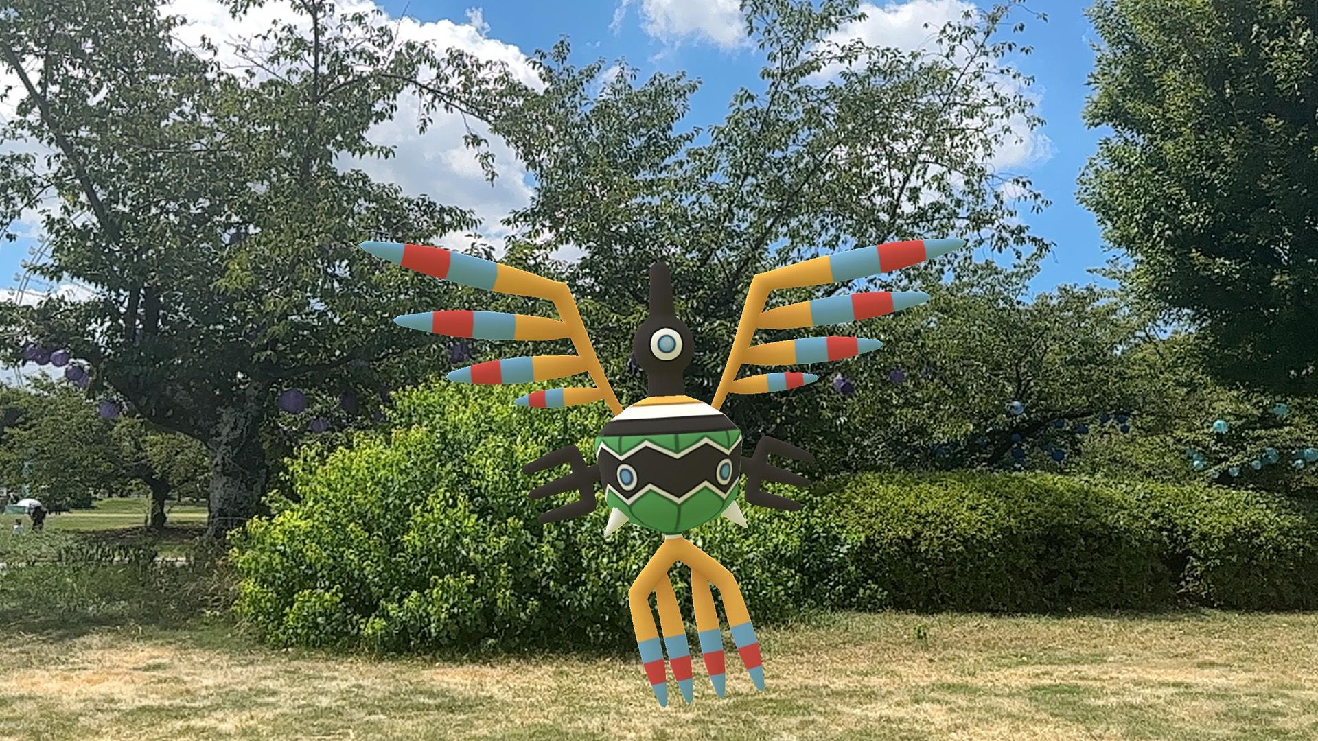 Typically only found in Greece and Egypt, Sigilyph has been observed as far away as Osaka and London! (Image via Twitter/@PokemonGoApp)