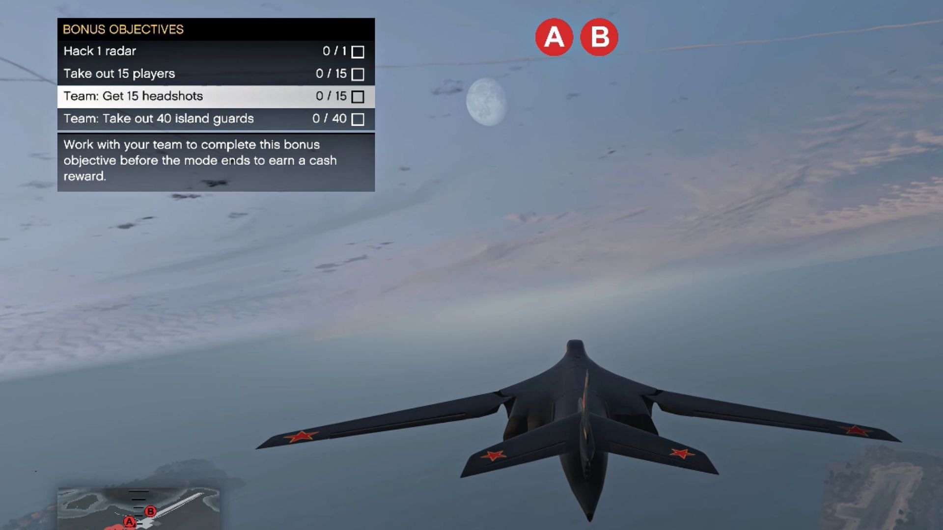 Complete Bonus Objectives to earn bonus cash (Image via YouTube/GTA Series Videos)