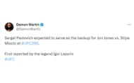 Damon Martin tweeted about a backup fighter for Jones vs. Miocic