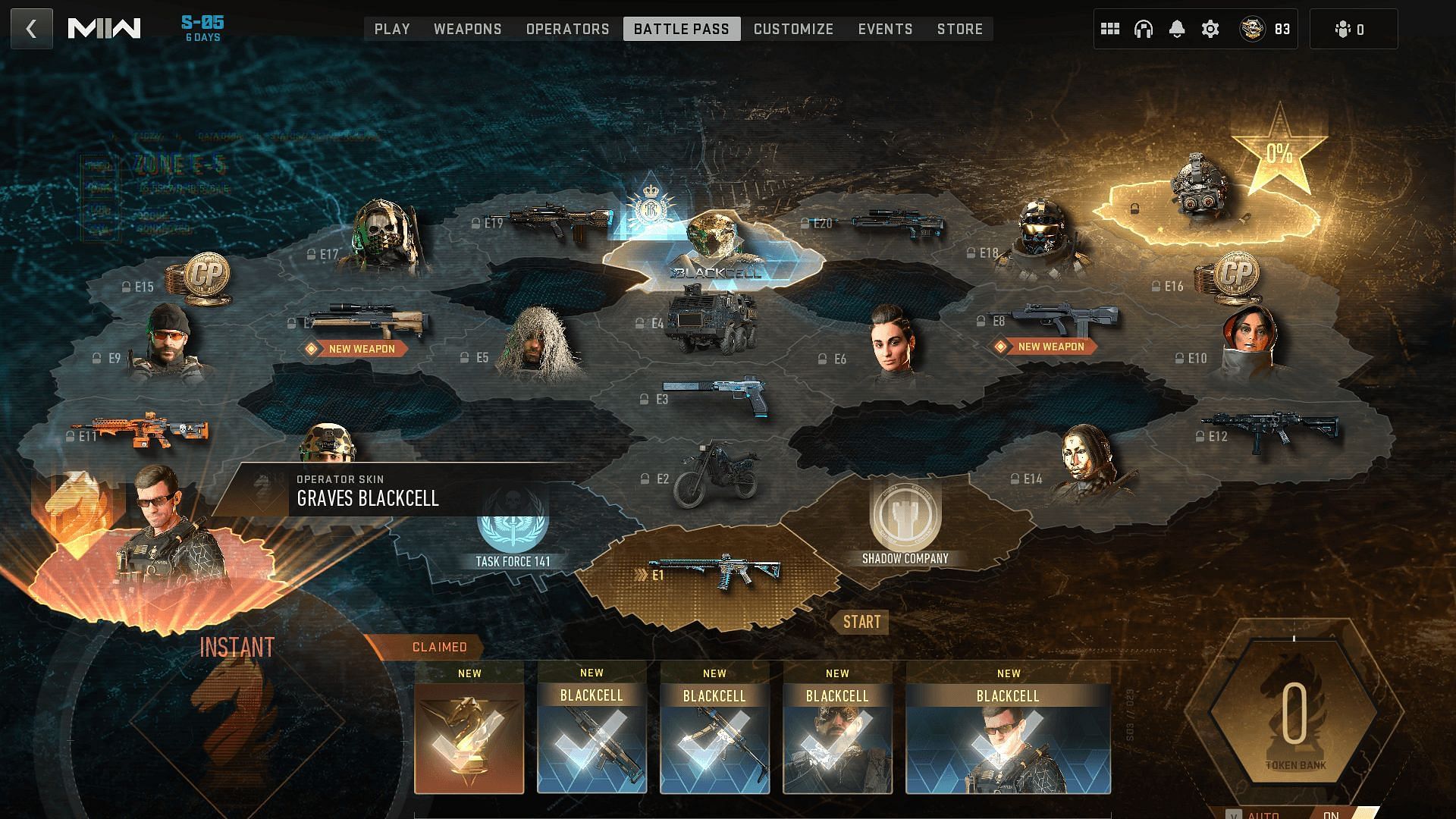 Warzone 2 Season 5 Battle Pass (Image via Activision)