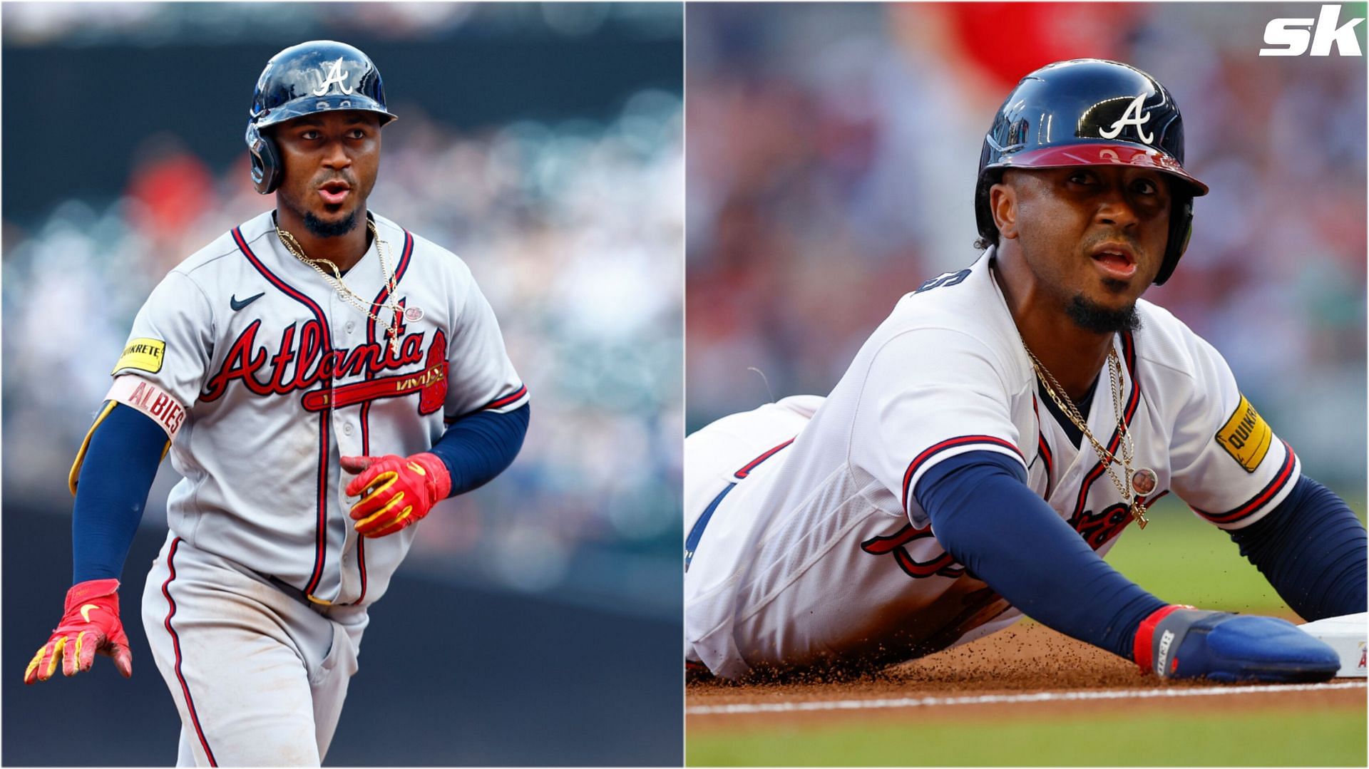What happened to Ozzie Albies? Braves baseman exits game vs Mets early