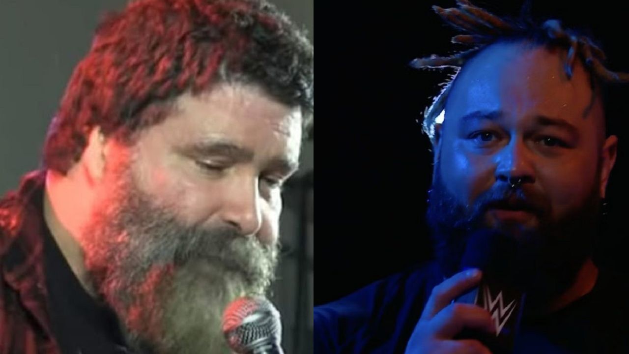 Mick Foley (left); Bray Wyatt (right)