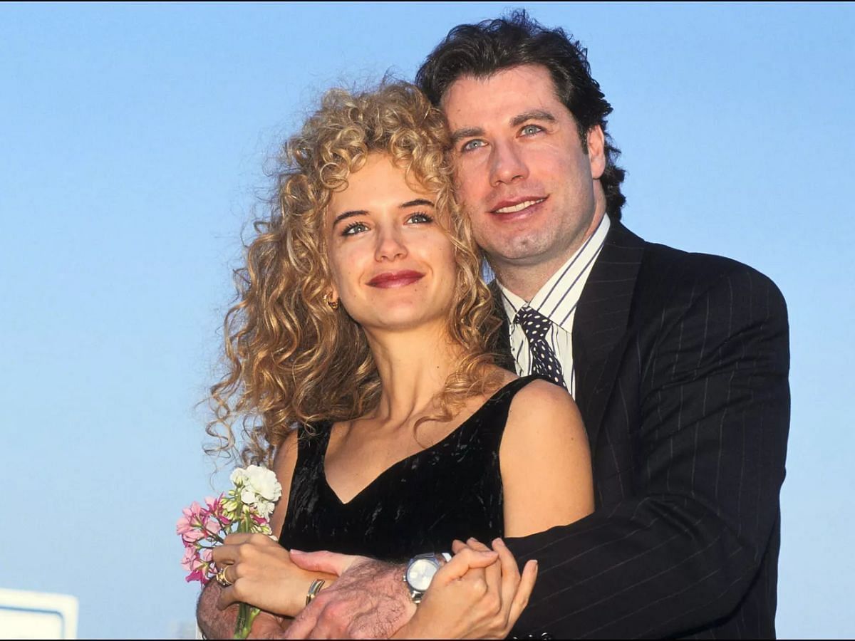 John Travolta and Kelly Preston (Image via Getty)