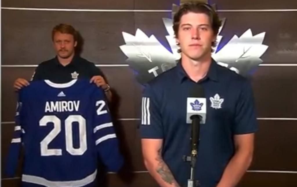  Mitch Marner drafted Rodion Amirov as 15th pick in 2020 NHL Draft