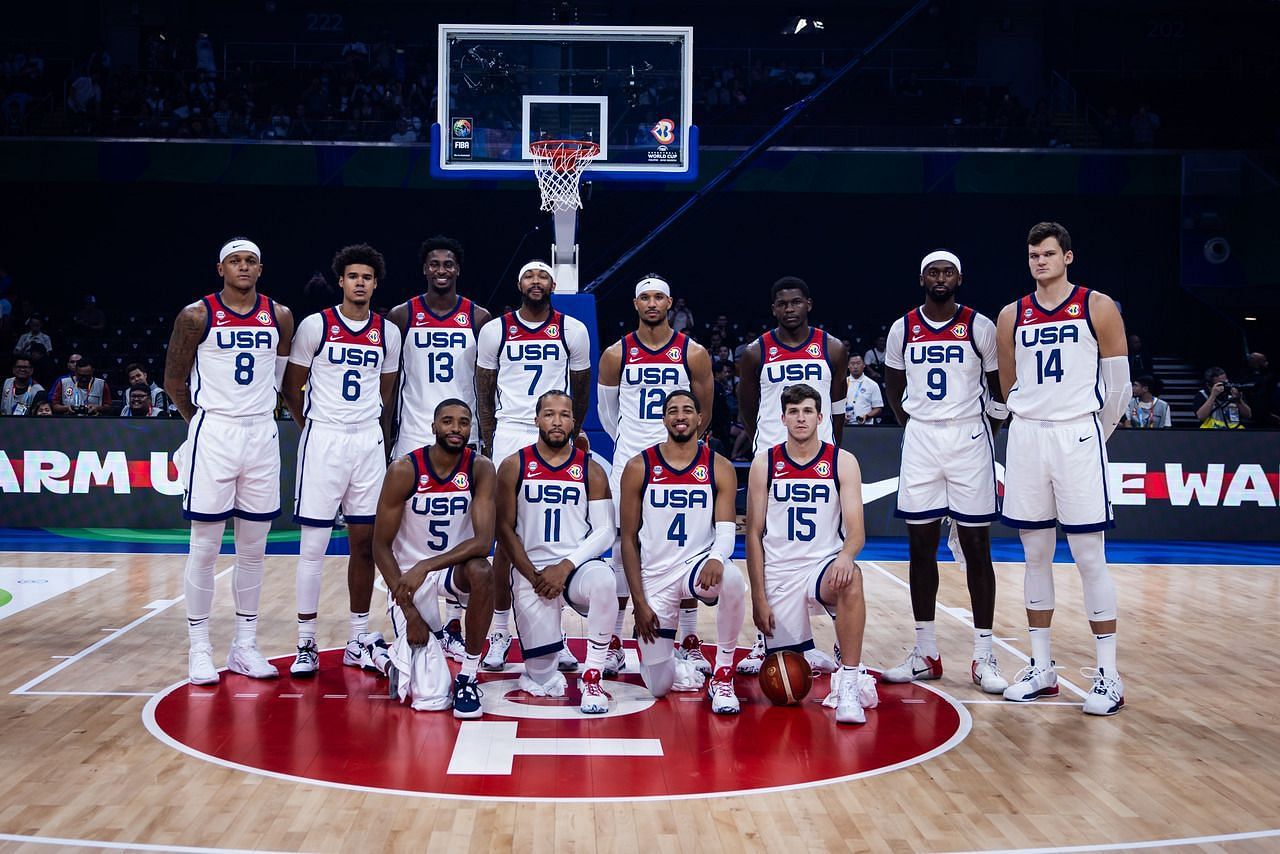 Team USA at the FIBA World cup