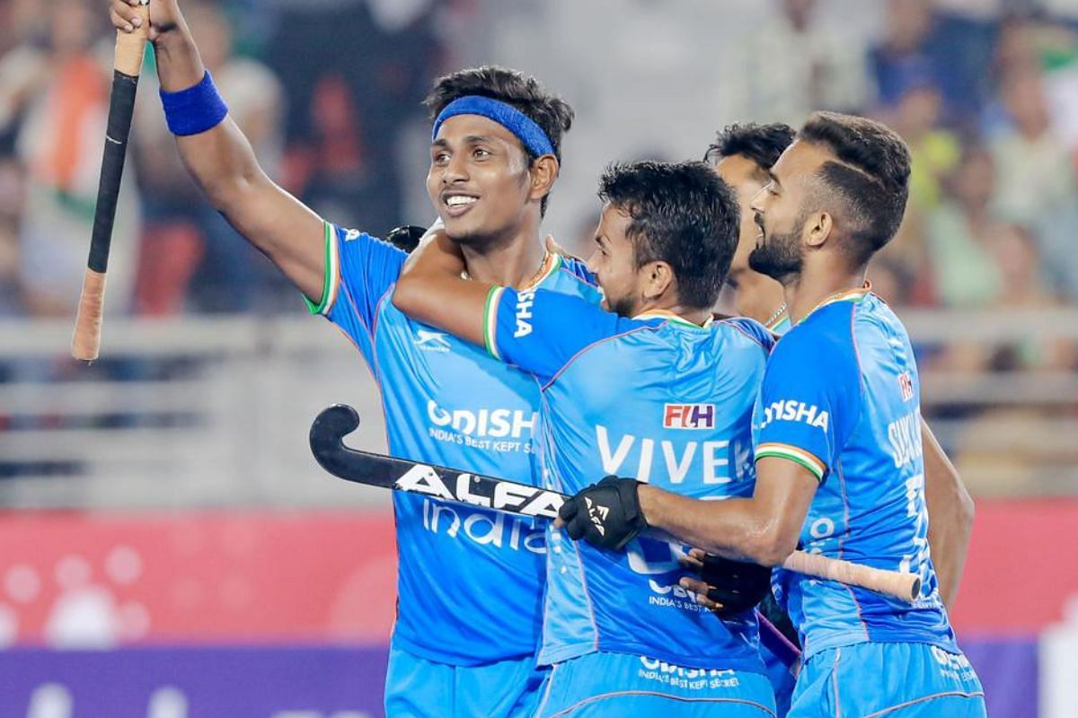 Karthi Selvam, the local boy, won the fan choice award for the best goal of the tournament (image: Hockey India)