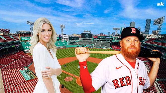 Justin Turner's wife Kourtney takes swing at umpire's polarizing strike 3 call on Boston Red Sox DH: "Right down the d**k"