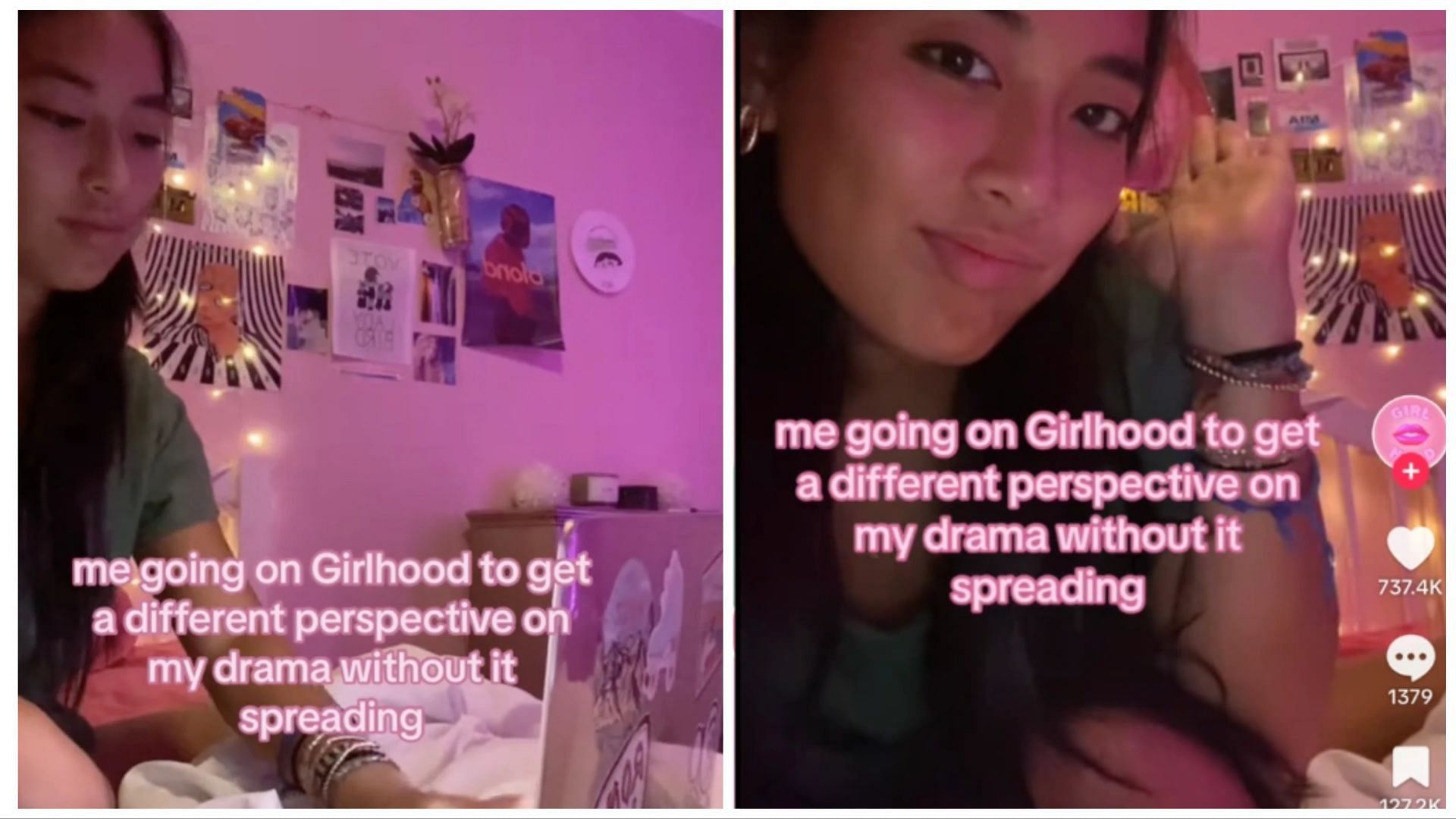 The site became viral soon after its launch (Image via TikTok / @girlhood)