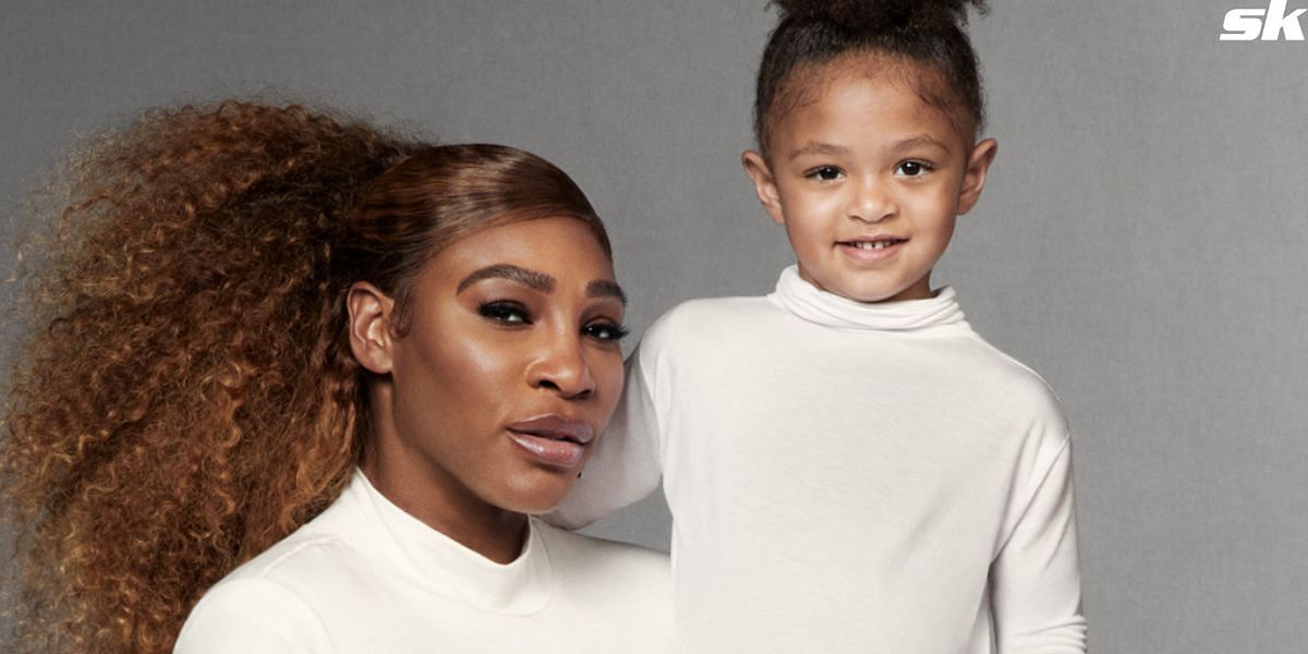 Serena Williams with her daughter Olympia Ohanian