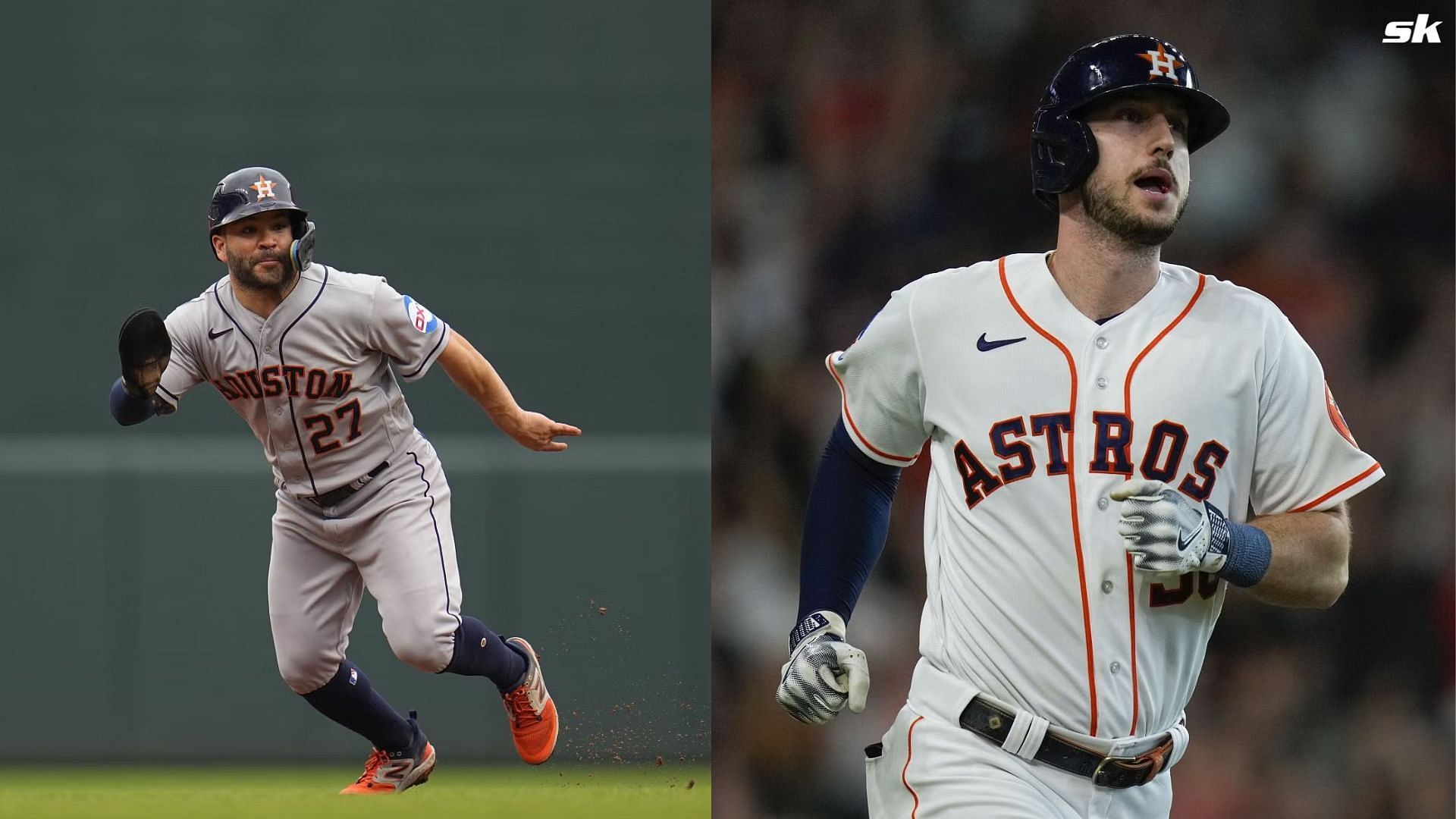Jose Altuve was all praises for Kyle Tucker after the Astros right fielder had an impressive outing against the Angels.