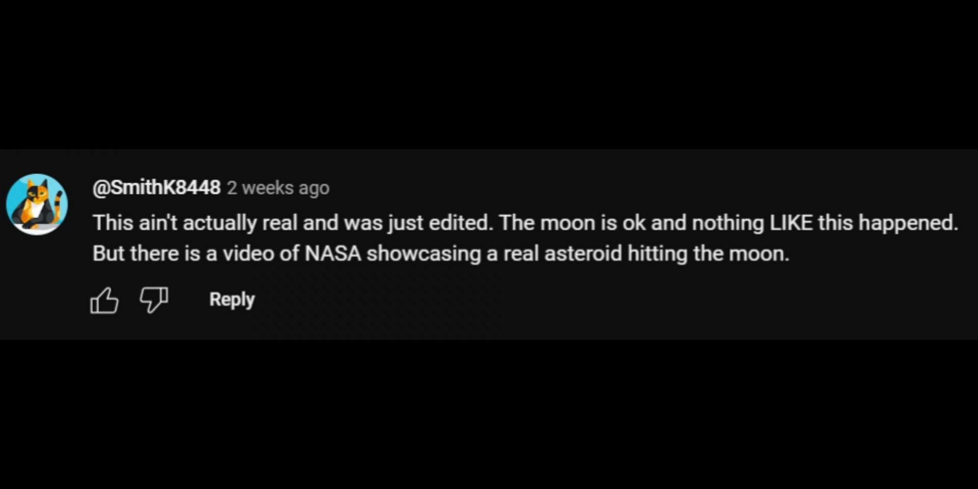 Internet reacts to viral CGI video of an asteroid hitting Earth&#039;s natural satellite. (Image via YouTube/Diego Sinclair)