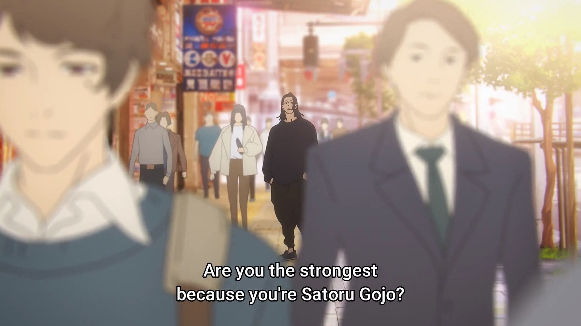 Why did Suguru Geto say "Are you the strongest because you are Satoru