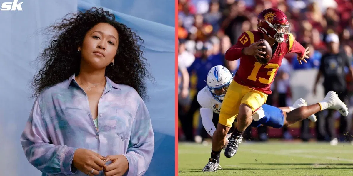 Naomi Osaka attends USC vs. San Jose State game
