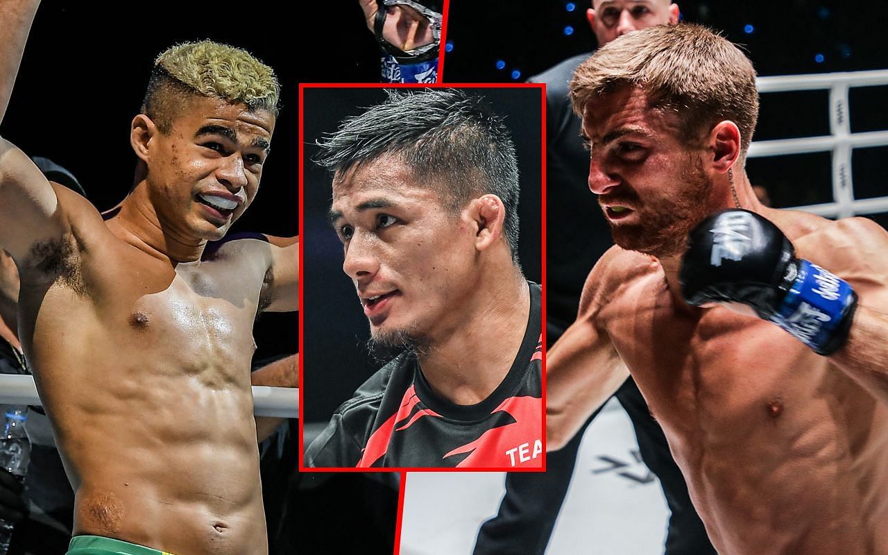 Fabricio Andrade, Stephen Loman, and Jonathan Haggerty - Photo by ONE Championship