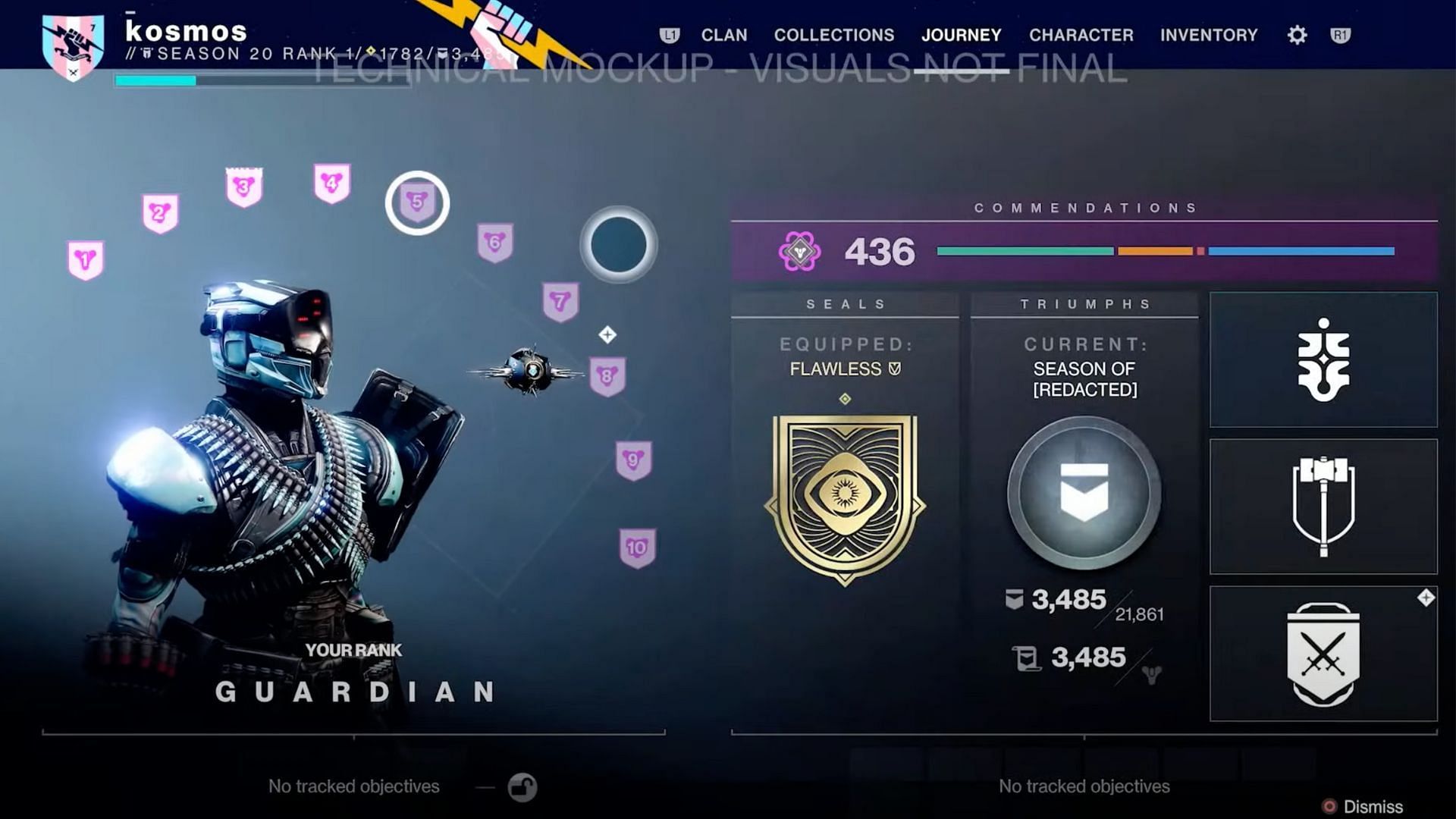 Guardian ranks (Image via Destiny 2)