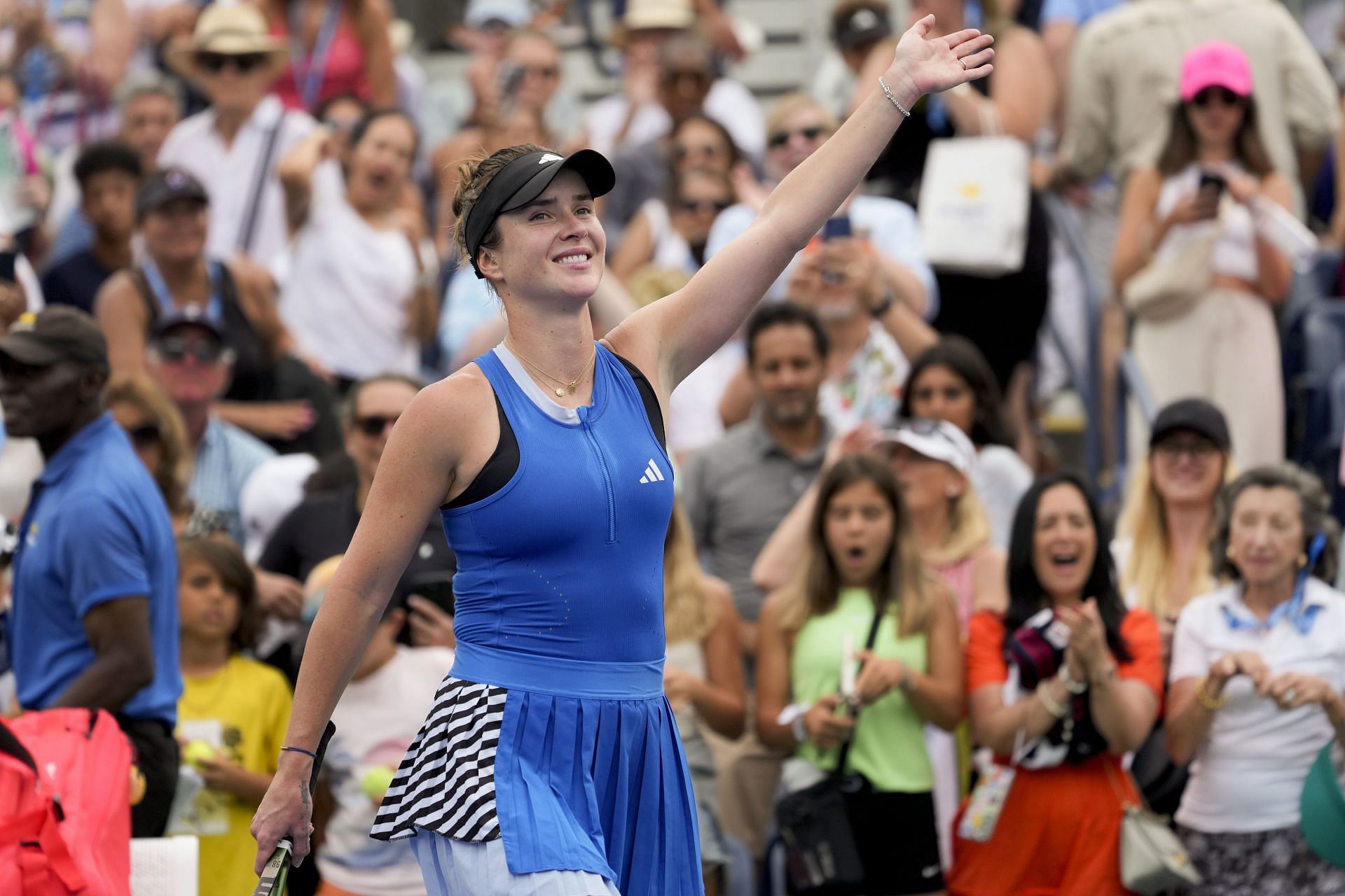 Elina Svitolina after defeating Anna-Lena Friedsam at the US Open